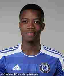 Terry was also annoyed that Nathaniel Chalobah (pictured) had been placed in first class