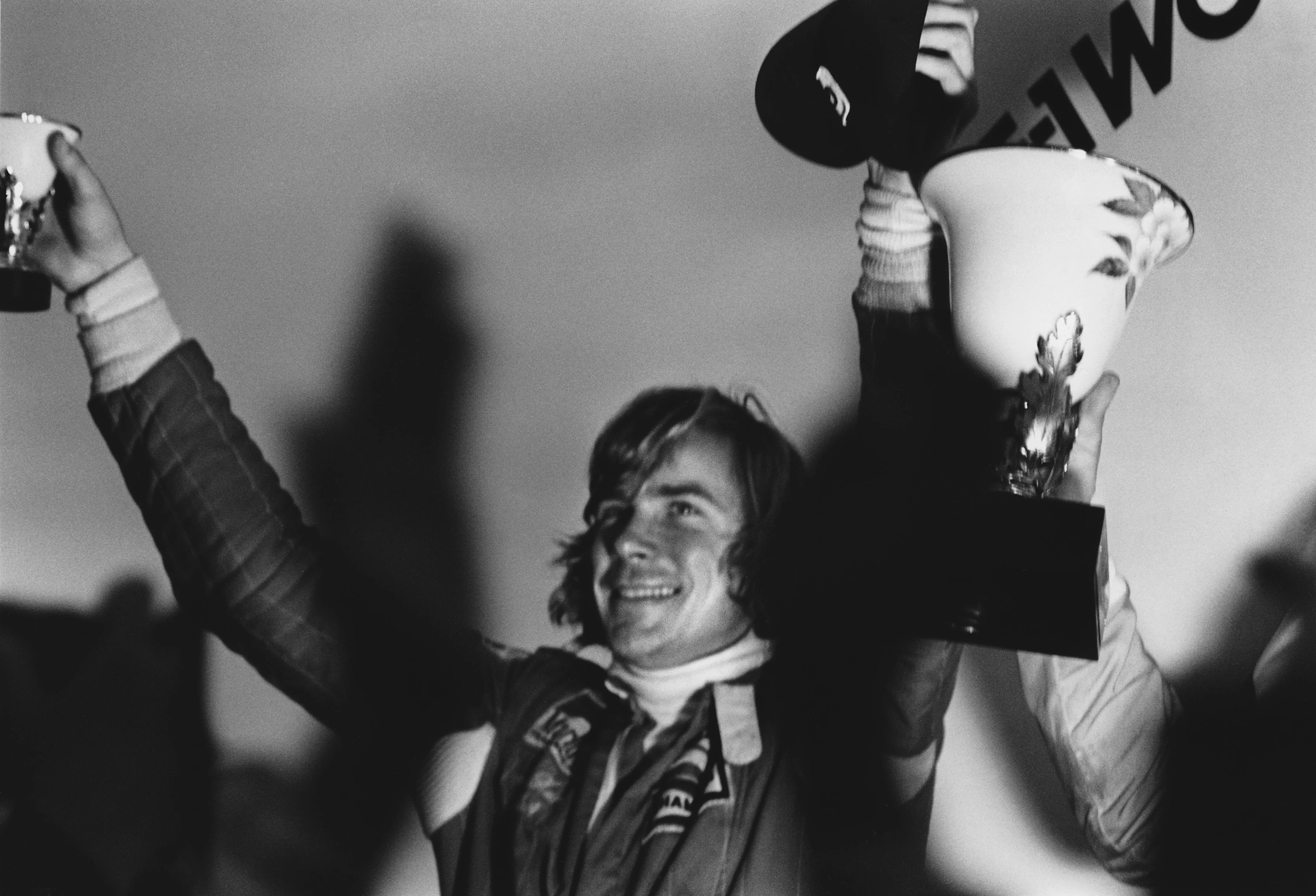 Fuji, Japan. 22nd - 24th October 1976. James Hunt (McLaren M23-Ford), 3rd position to clinch the