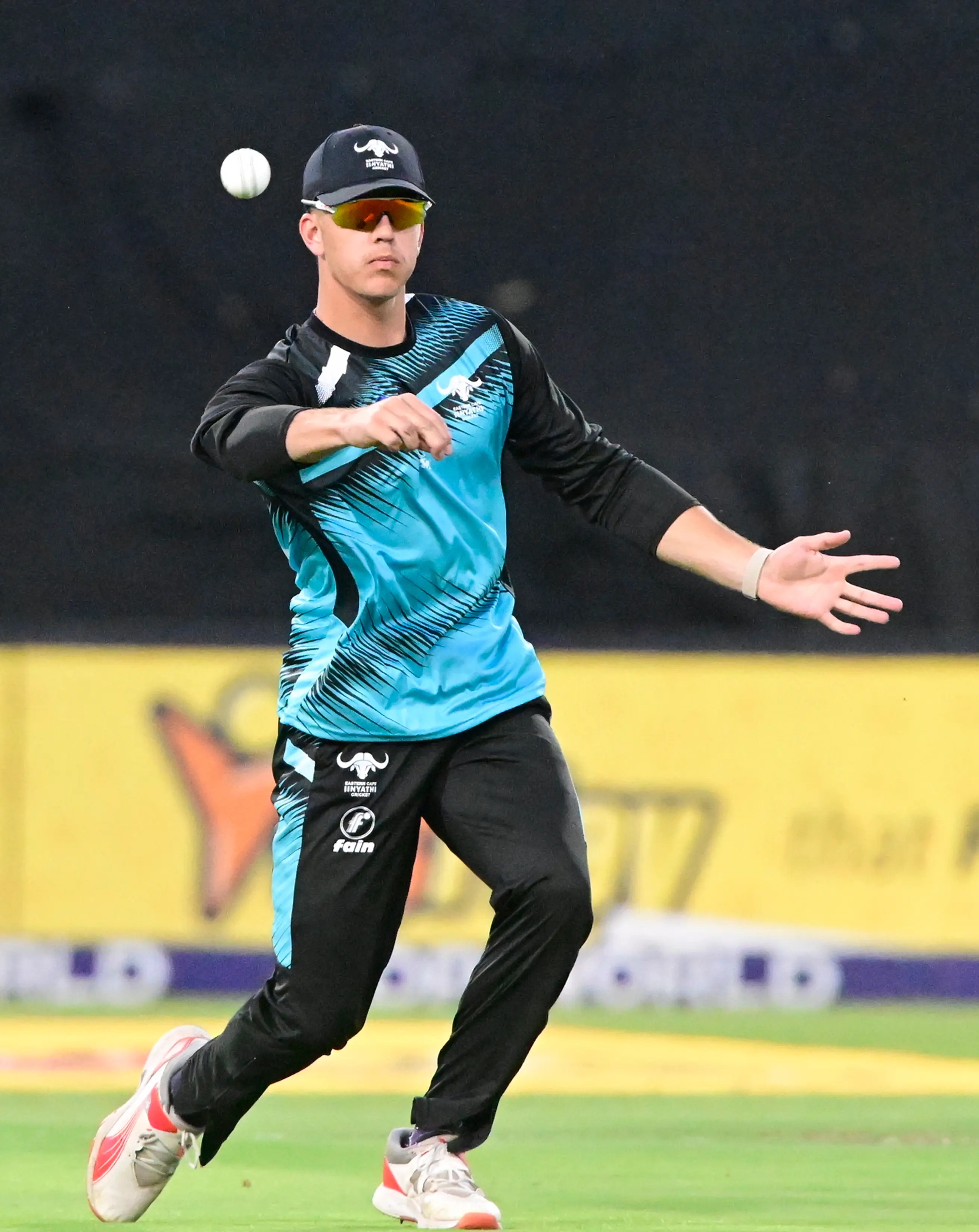 Riley Miller, of Eastern Cape Iinyathi, fields the ball during their Pro20 Cup cricket match against the Lions. Picture: SYDNEY SESHIBEDI/GALLO IMAGES