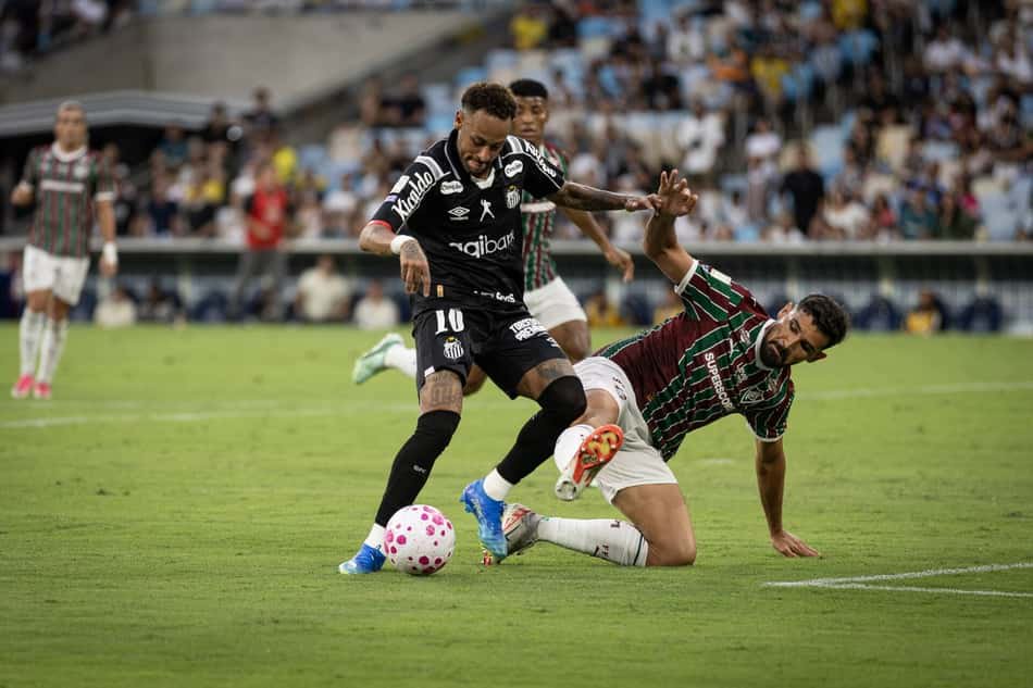 O Santos virou contra o Fluminense no Maracanã (Foto: Pedro Henrique De Almeida/Photo Premium/Folhapress)