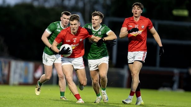 25 October 2026;Conall Heron of Magherafelt in action against Mark Doherty of Newbridge during the Derry County Senior Club Football Championship final match between Magherafelt and Newbridge at Find Insurance Celtic Park in Derry. Photo by Matthew Harvey/Sportsfile