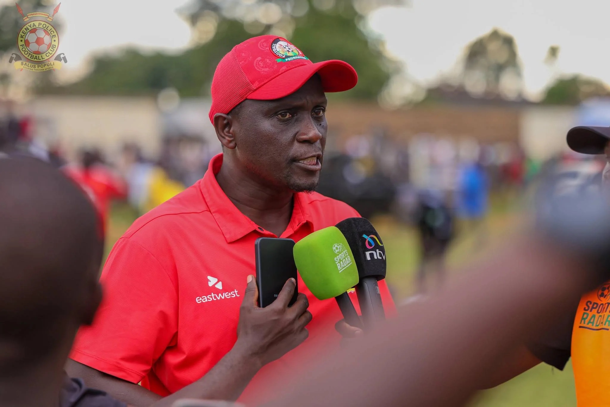 Kenya Police part ways with coaches Nicholas Muyoti, John Baraza after two matches - Nicholas Muyoti during a past post-match presser. (Photo: Police FC)