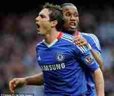 Terry claimed he, Frank Lampard (front) and Didier Drogba (back) would not have allowed the flight to take off if they hadn't eventually got to move to first class