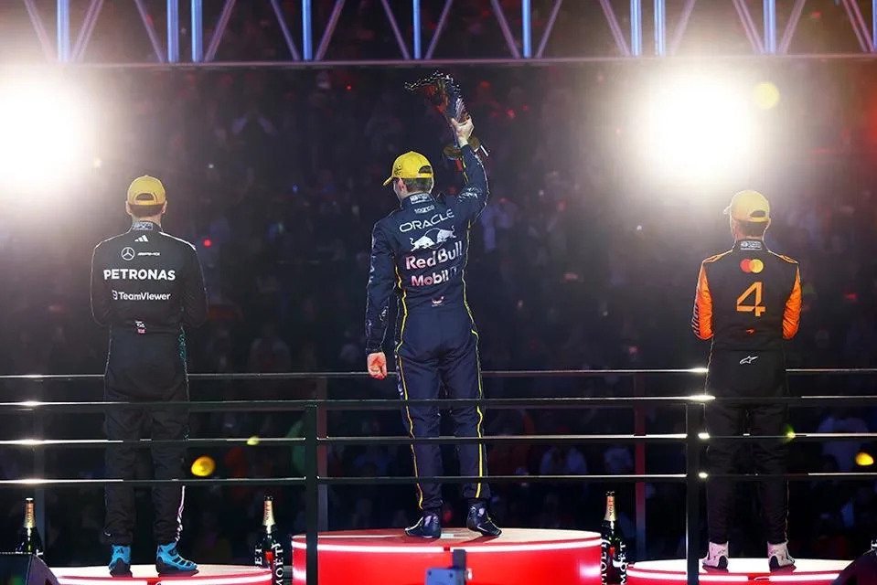 2025 winner Max Verstappen looks to defend his crown.