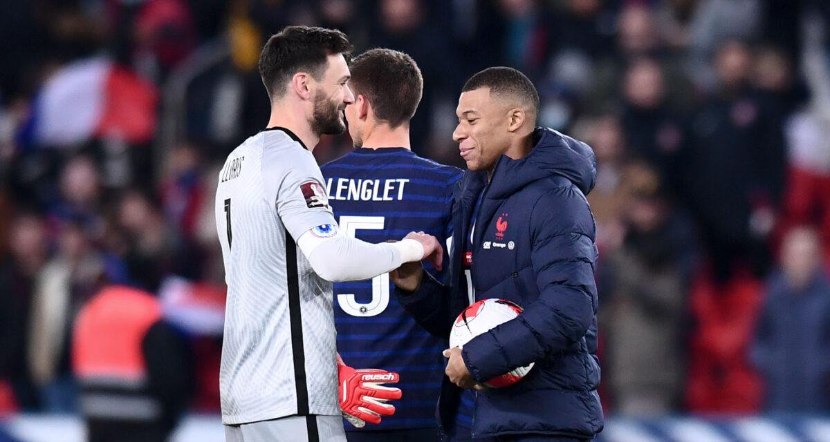 Hugo Lloris et Kylian Mbappé