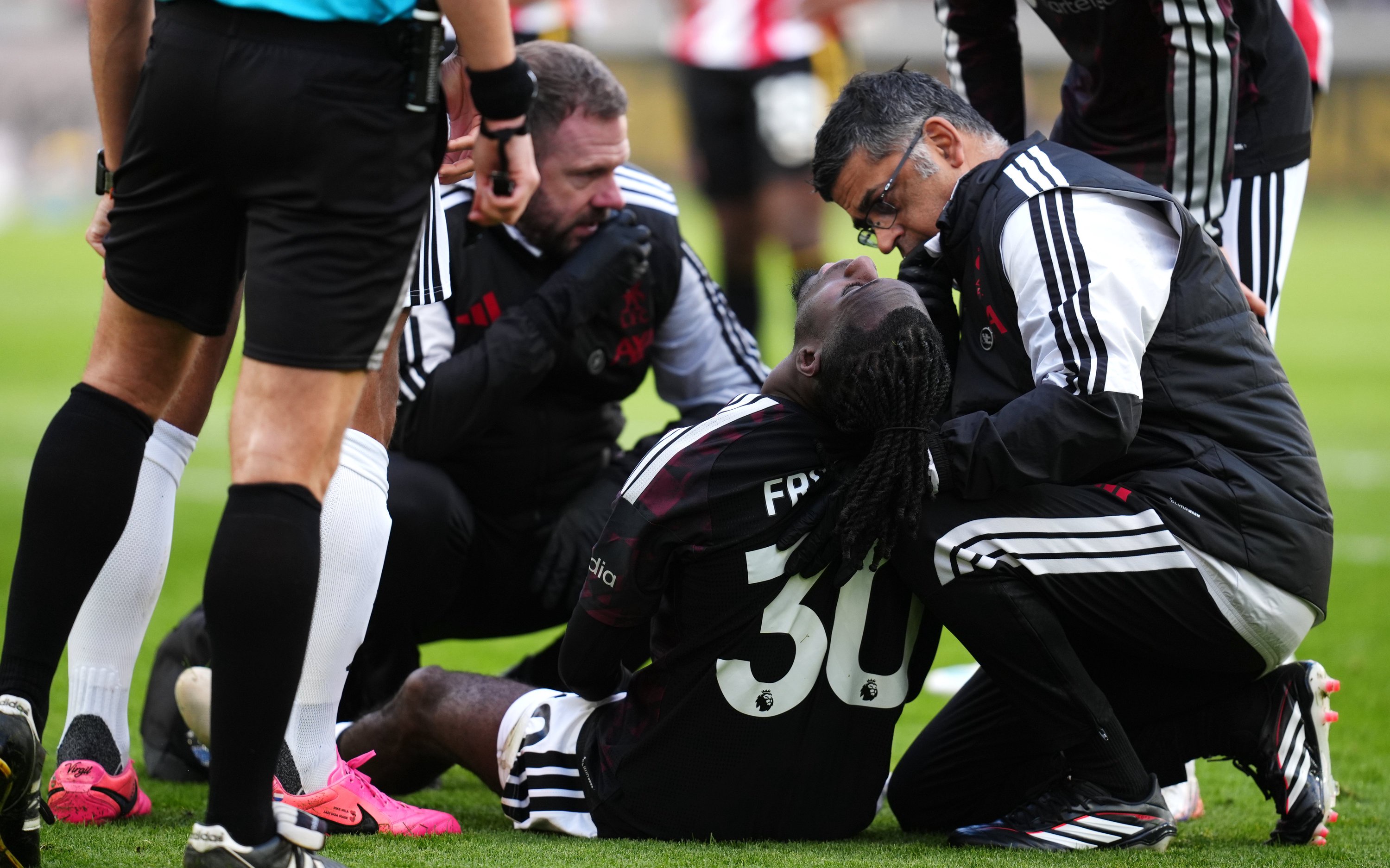 Frustration: Jeremie Frimpong (PA)