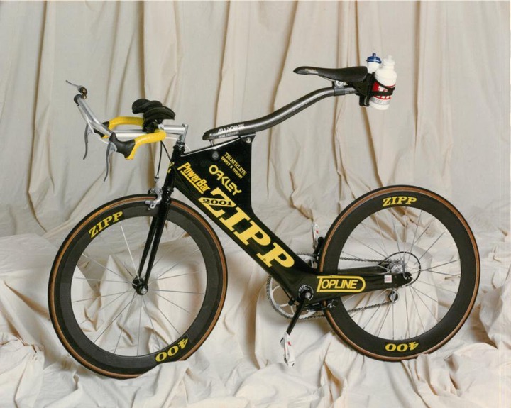 1993 Zipp 2001 TT bike Bike studio shot (Sram Twitter)