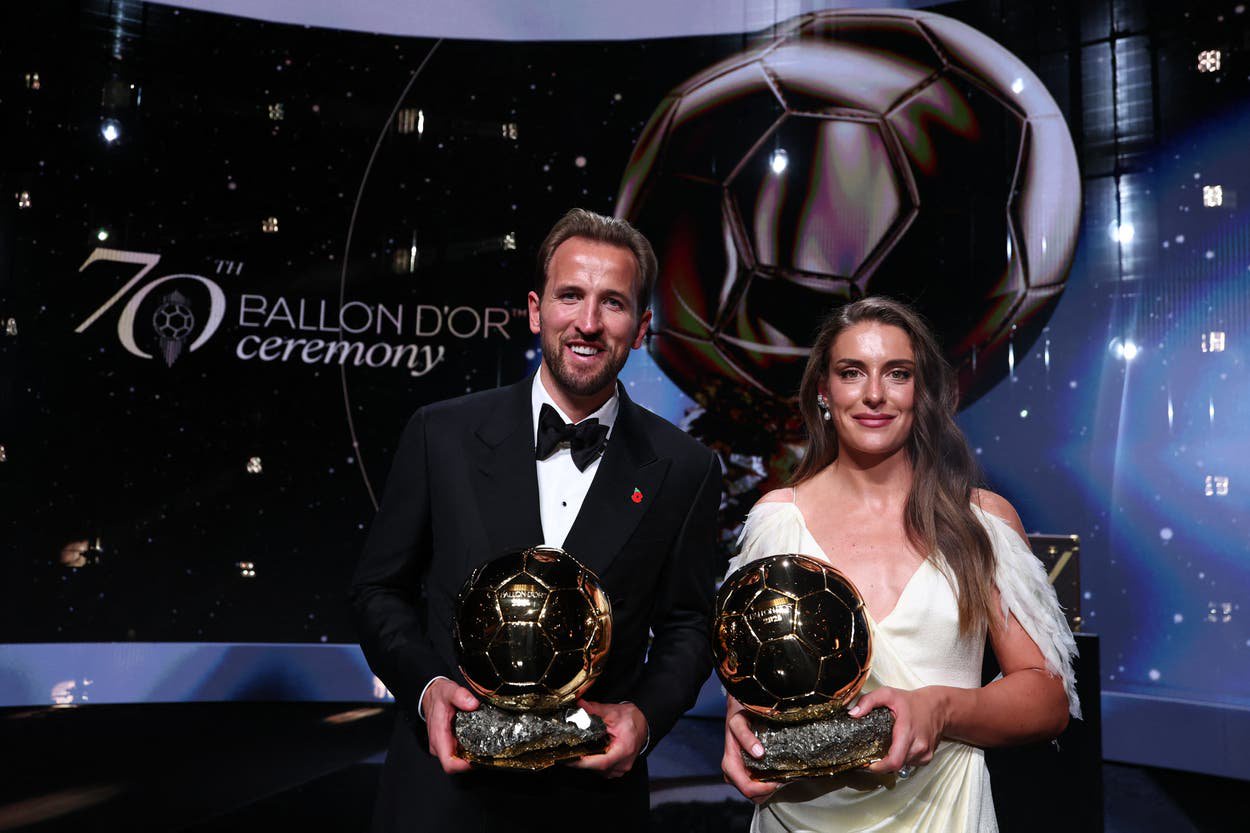 Harry Kane and Alexia Putellas claimed the top gongs a the Ballon d'Or ceremony in London