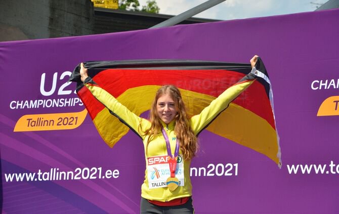 Nach zwei Goldmedaillen bei den U-23-Europameisterschaften und zahlreichen weiteren Erfolgen zieht Lilly Kaden auch wegen wieder
