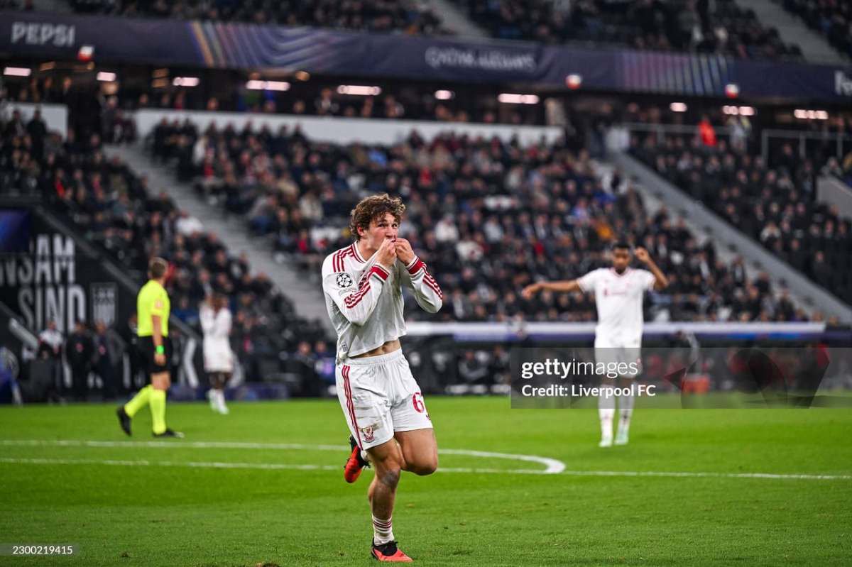 Koumas ‘really happy’ with first senior Liverpool goal