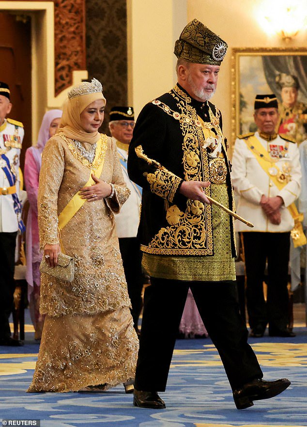 Sofiah (pictured), 64, is no less interesting than the outspoken motorcycle-riding ruler with whom she shares six children