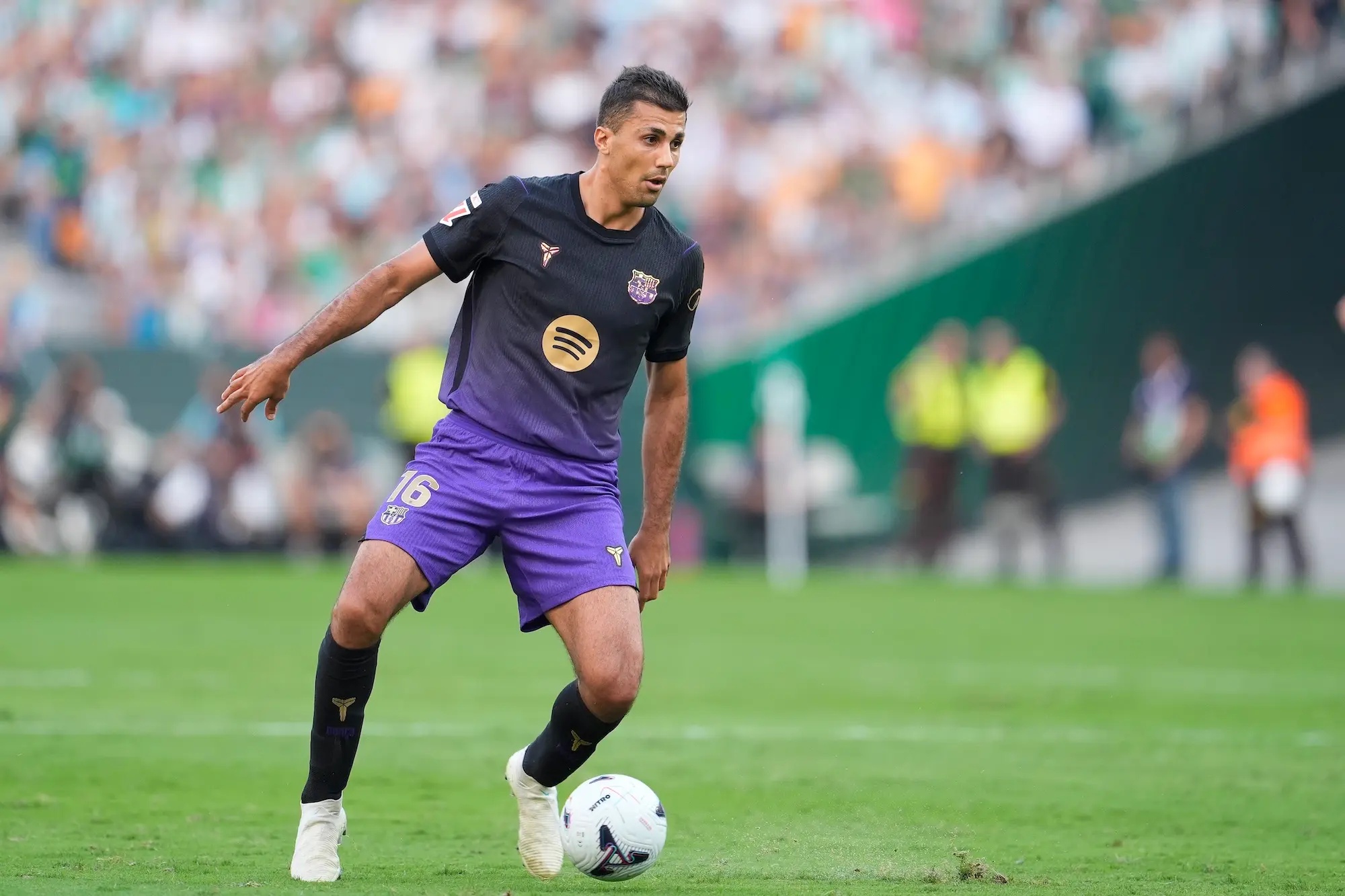 Rodri Hernandez of FC Barcelona in action during the Spanish League, LaLiga EA Sports,