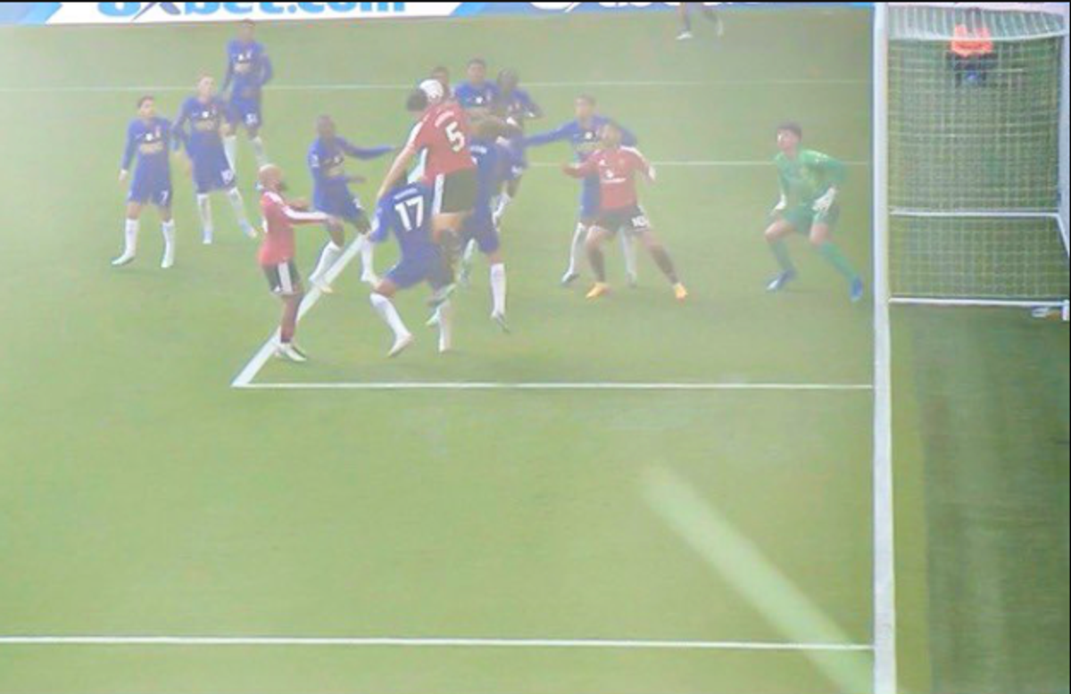 Matheus Cunha offside against Chelsea 