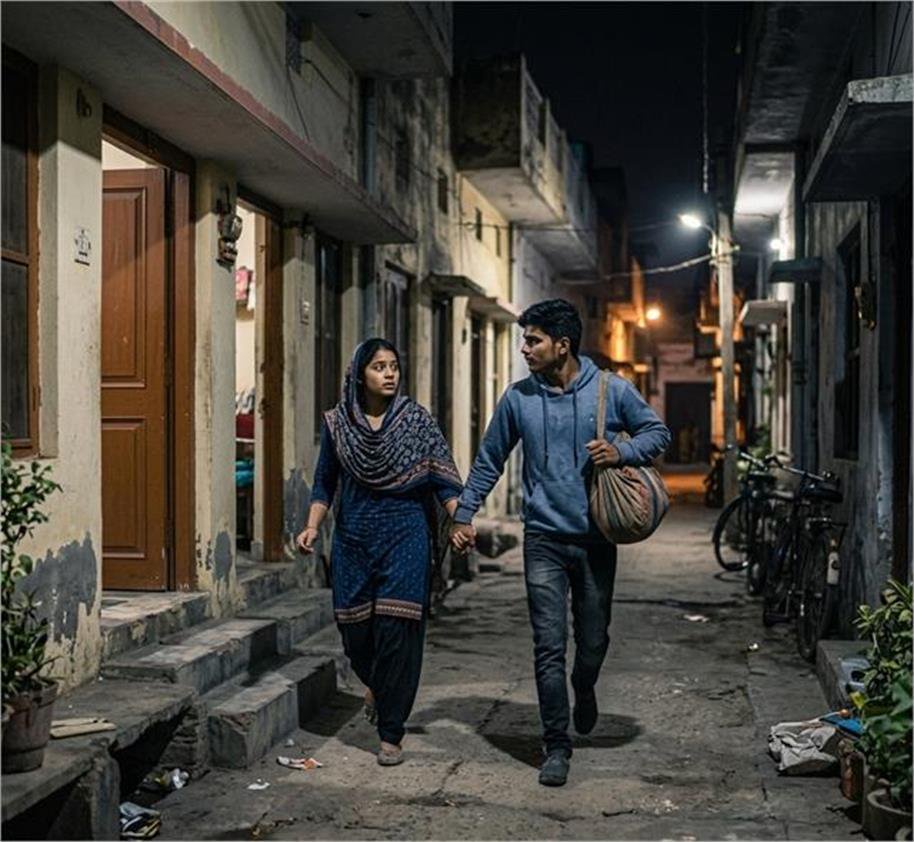 mainpuri aunt madly in love with nephew runs away from home