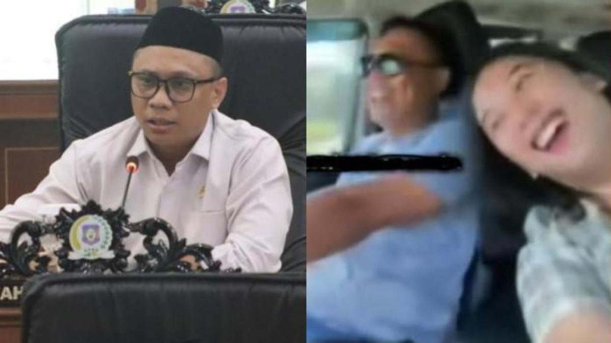 ANGGOTA DPRD VIRAL - Ada botol minuman keras di dalam mobil yang digunakan Wahyudin Moridu, yang videonya viral di media sosial. Kolase foto Wahyudin Moridu, anggota DPRD Provinsi Gorontalo. Wahyudin kini tenagah disorot karena kata-kata kontroversialnya.