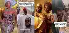 Some celebrities at Davido and Chioma's wedding