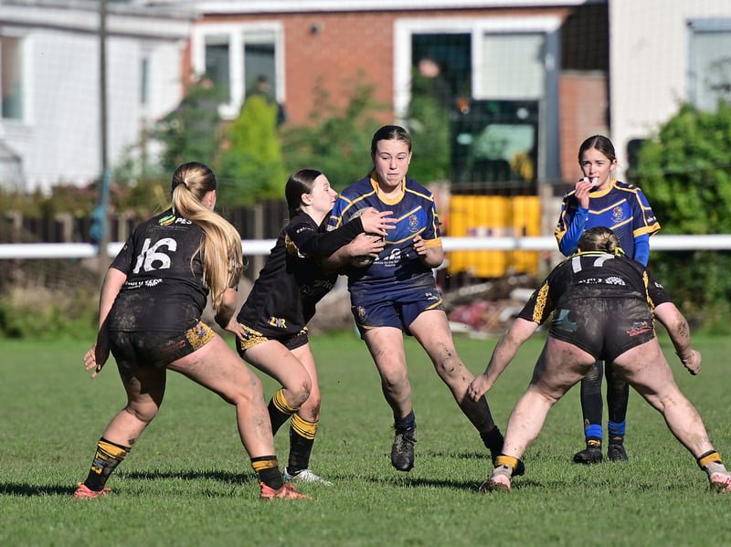 Orrell Under-12s went up against Leigh Miners
