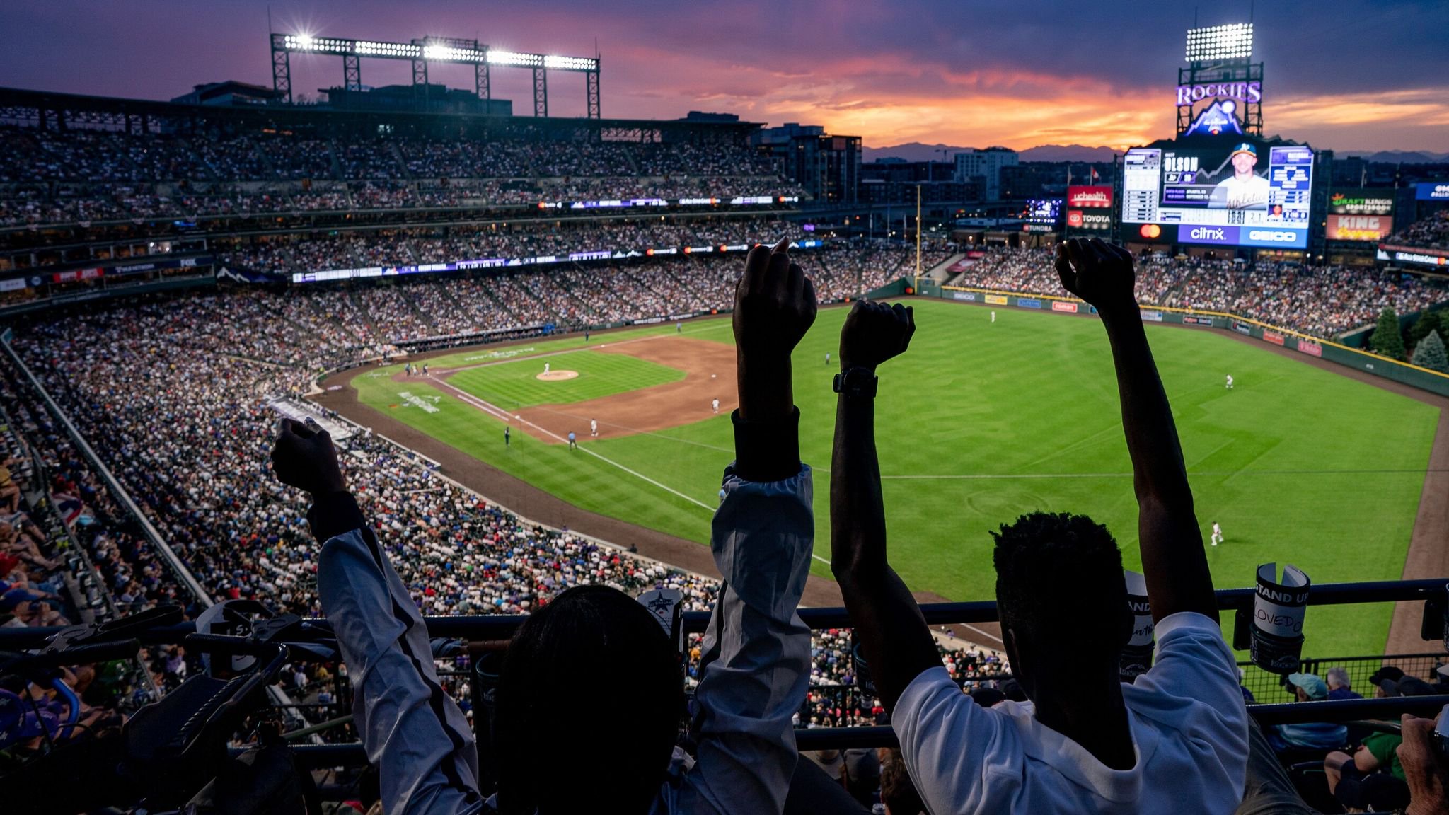 Sky Sports were invited to watch the Colorado Rockies in their loss to the Seattle Mariners