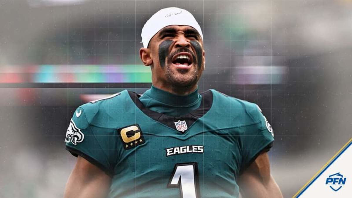 Philadelphia Eagles quarterback Jalen Hurts.