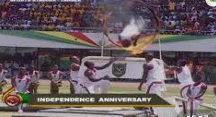 Independent day: F!re Bὺrns Three Military Men As Gymnastic performance Goes Wrong