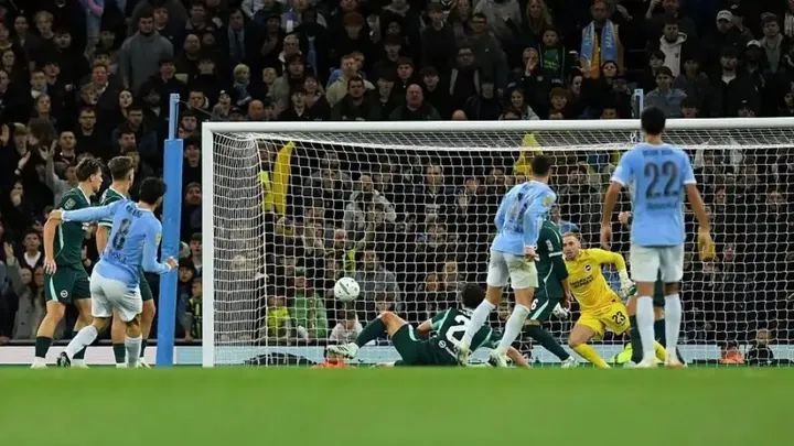 Mateo Kovacic scored his first goal of the season for Manchester City
