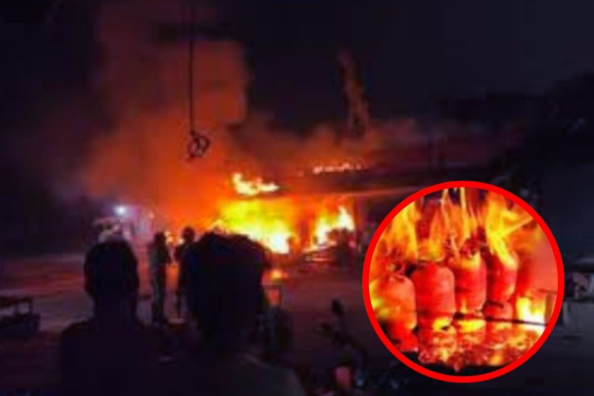 Bihar News Nine cylinders exploded accident occurred while making tea 5 injured