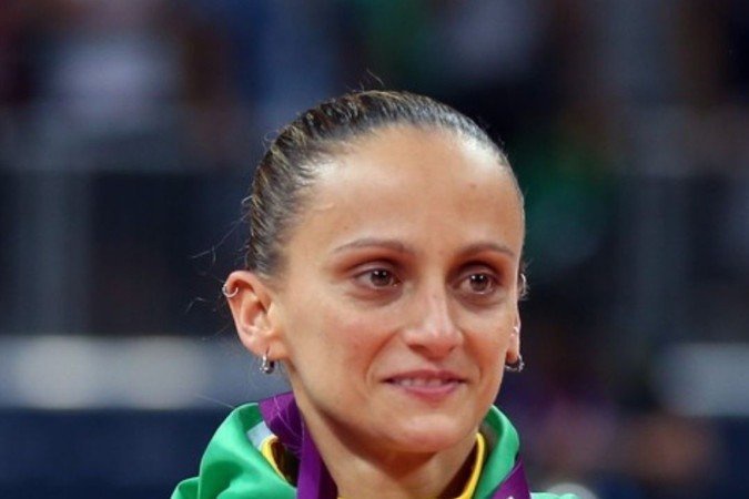 Duas vezes campeã olímpica, a ex-líbero Fabi Alvim destacou o altruísmo de sua posição durante o discurso em Massachusetts -  (crédito: Reprodução/Instagram/Fabi Alvim)