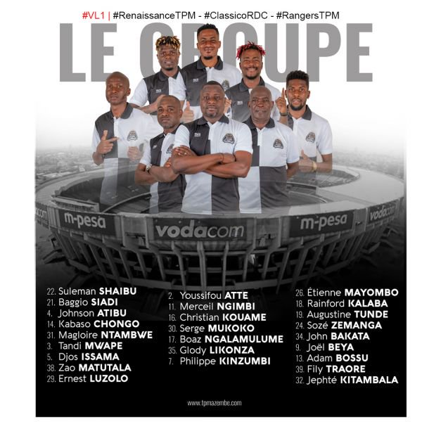 Vingt-cinq Corbeaux à Kinshasa