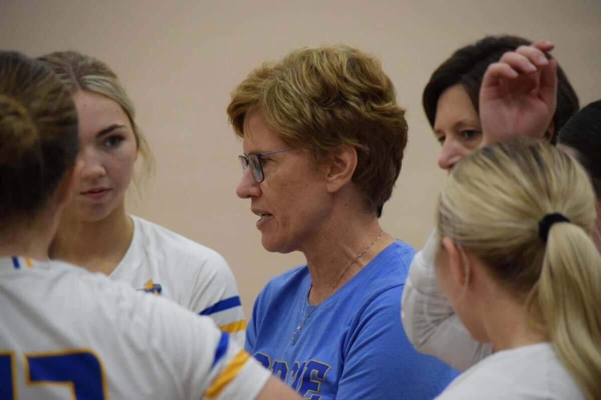 Circle volleyball coach Shelly Nibarger has compiled a 1,010-414 record over 38 seasons, ranking fifth in Kansas high school history in career victories. The 2024 Kansas Volleyball Association Hall of Fame inductee has guided the Thunderbirds to 34 winning seasons, 16 league championships, 15 state tournament appearances and five top-four state finishes.