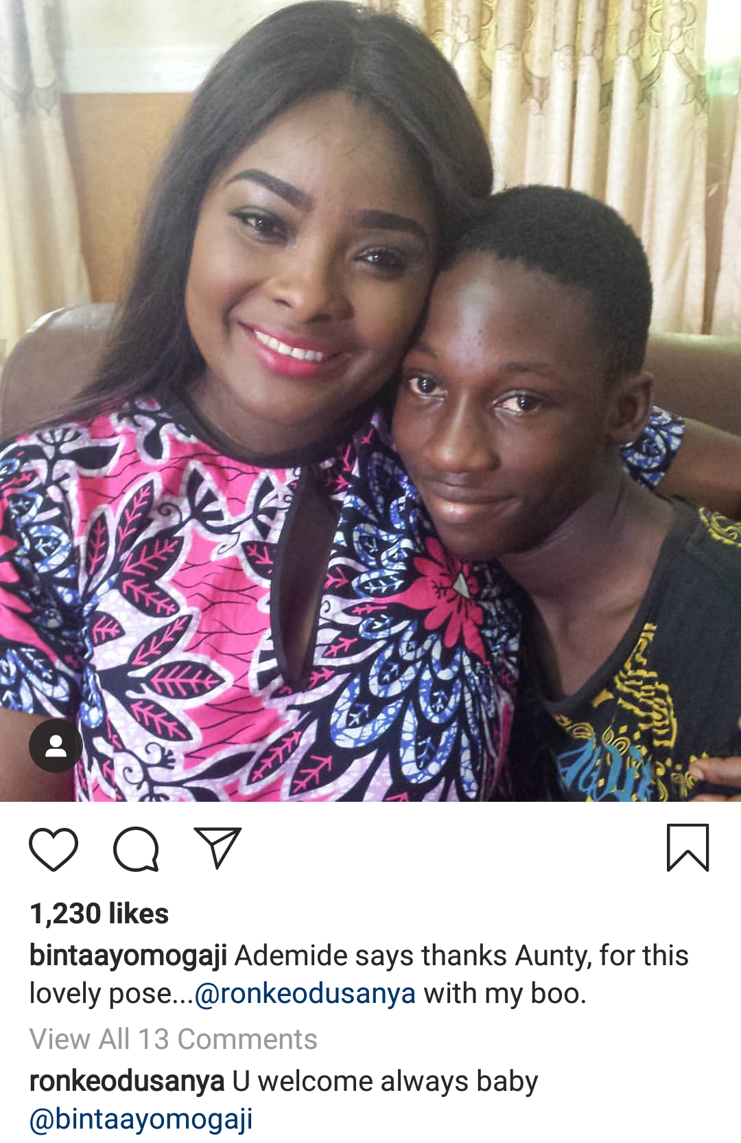 Meet Actress Binta Ayo Mogaji Handsome Husband And Adorable Son she had for Jibola Dabo