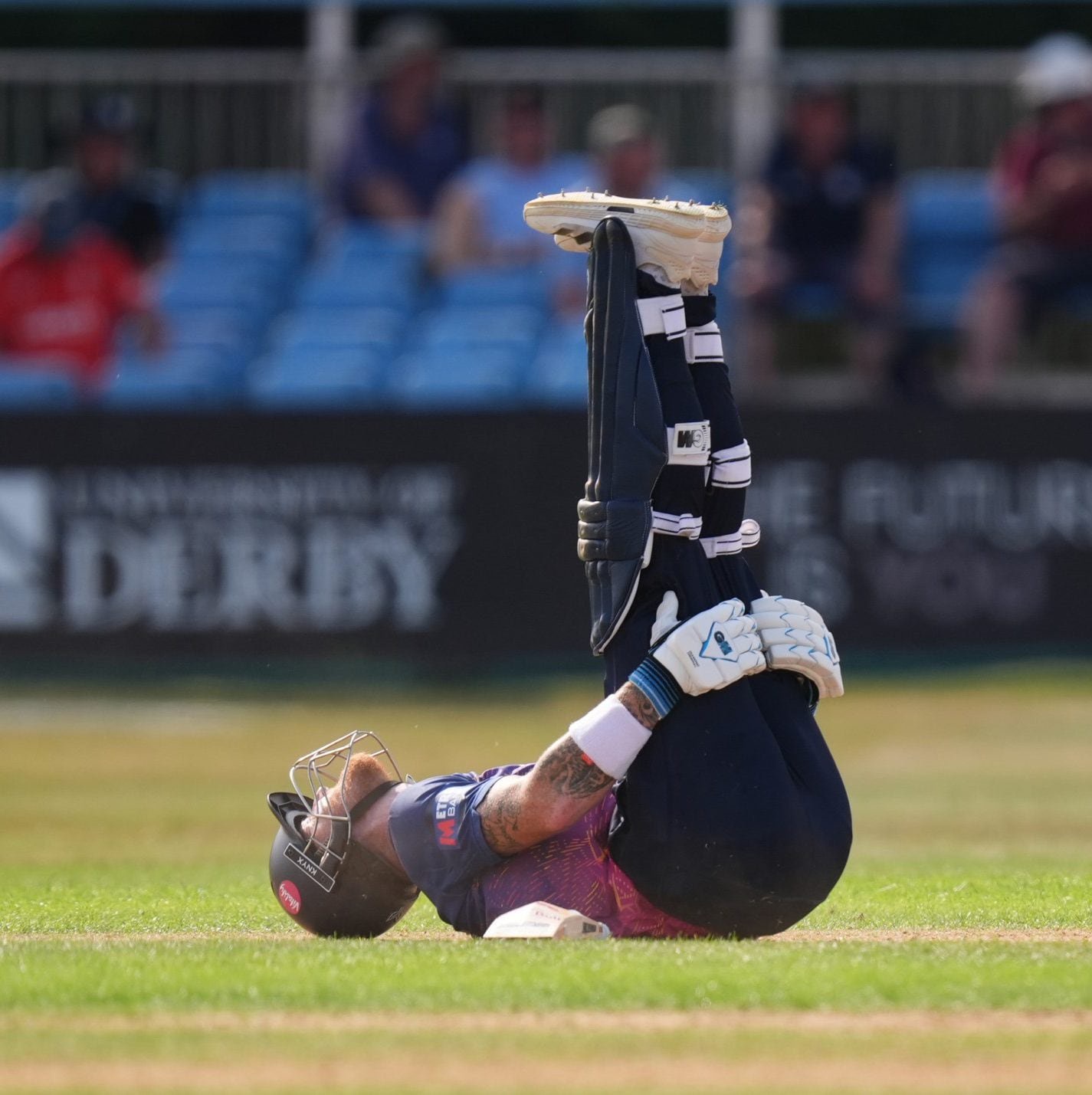 Stokes was down at points, but crucially for Durham, not out