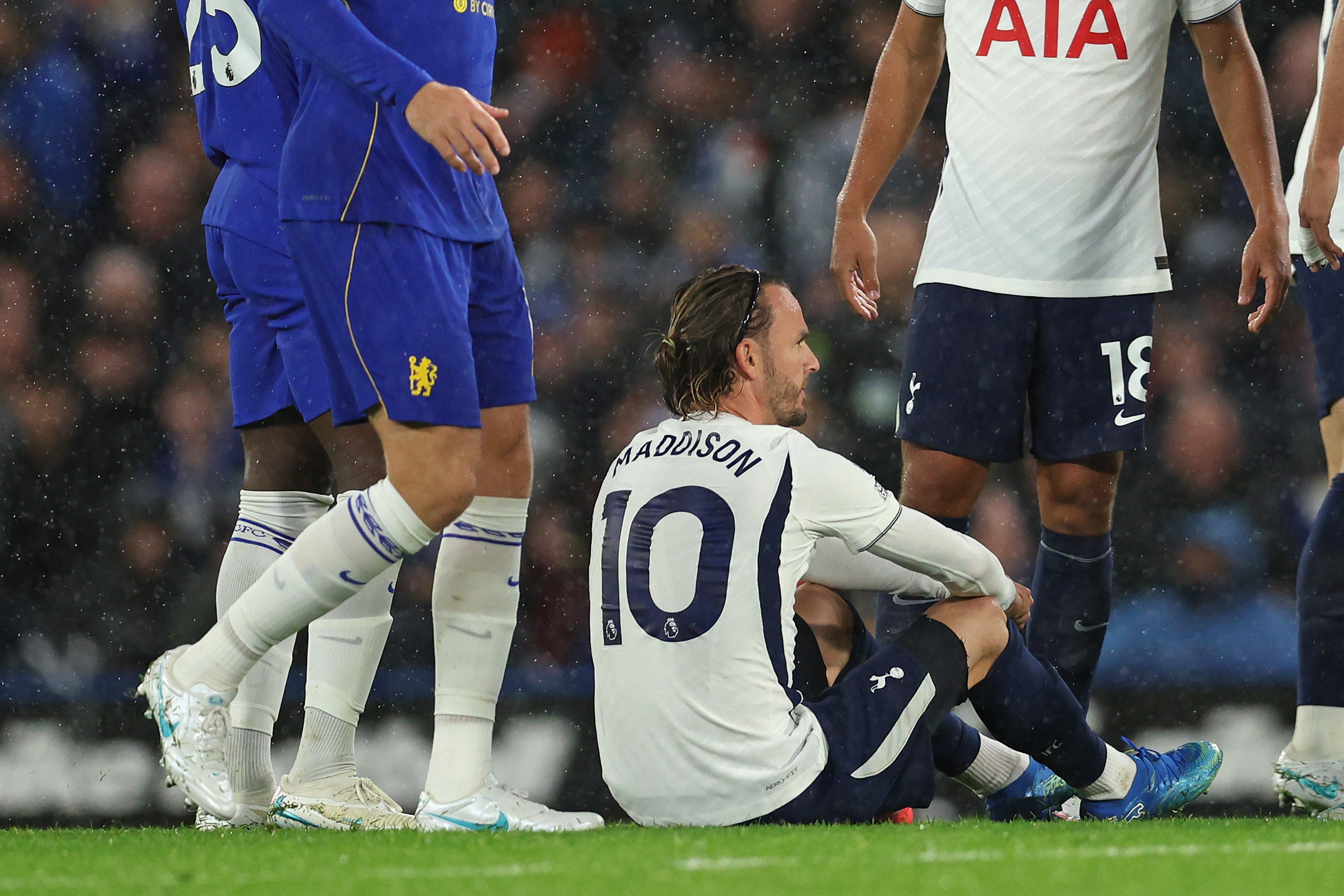 James Maddison picks up injury for Spurs