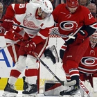 Andersen posts shutout, Hurricans clinch playoff berth with 4-0 win over Red Wings