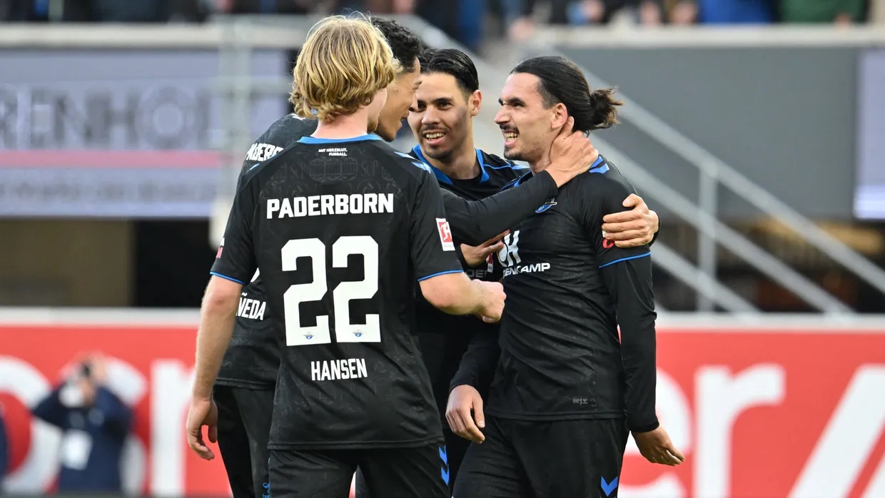 Ausgerechnet Rayan Philippe trifft für Paderborn gegen den HSV, von dem er nach Westfalen ausgeliehen ist.