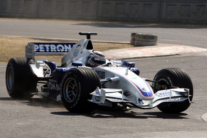 Philipp Eng bei seinem Formel-1-Test für BMW im Jahr 2008