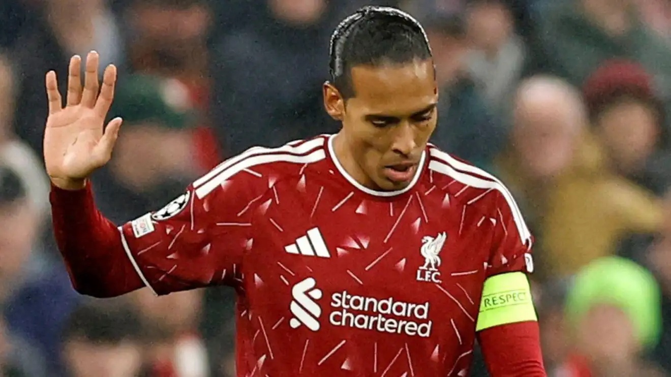 Liverpool captain Virgil Van Dijk.