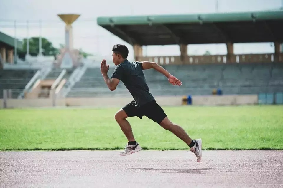 Ilustrasi olahraga berlari