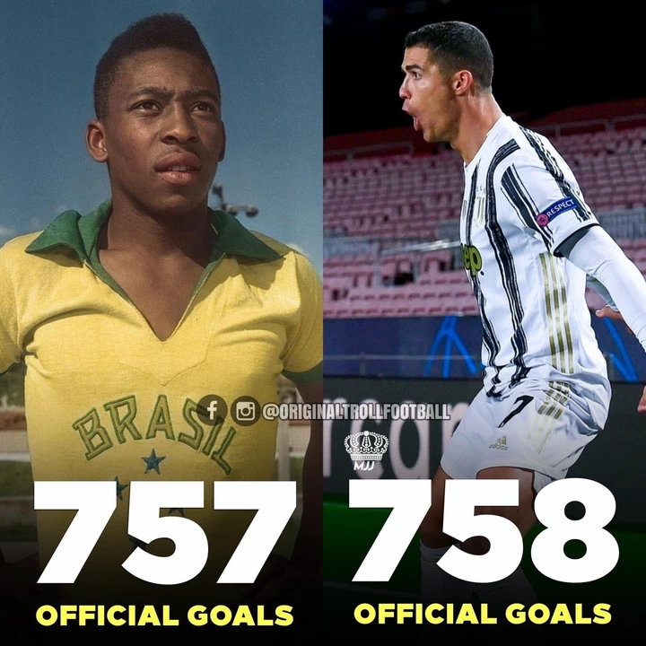 Ronaldo breaks Pele records