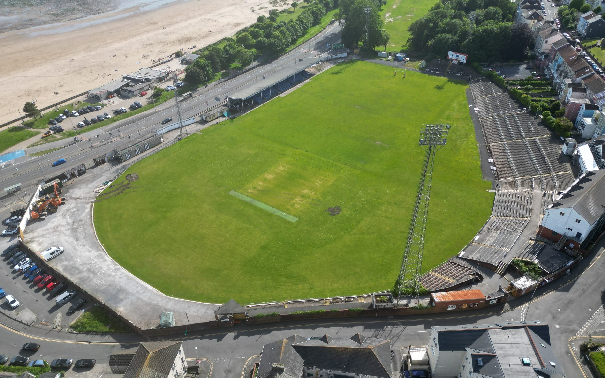 St Helen's, pictured in May 2026, has undergone major works, subsidised by Swansea Council