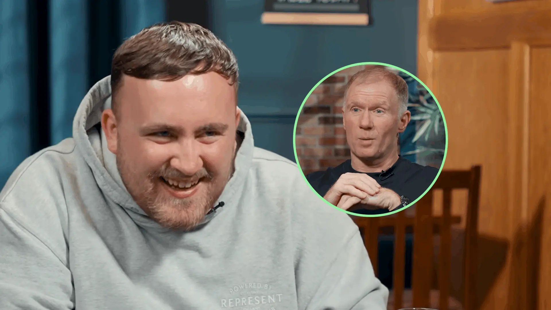 Paul Scholes couldn't resist Steven Gerrard dig when Luke Littler asked him to pick Liverpool players for Man Utd