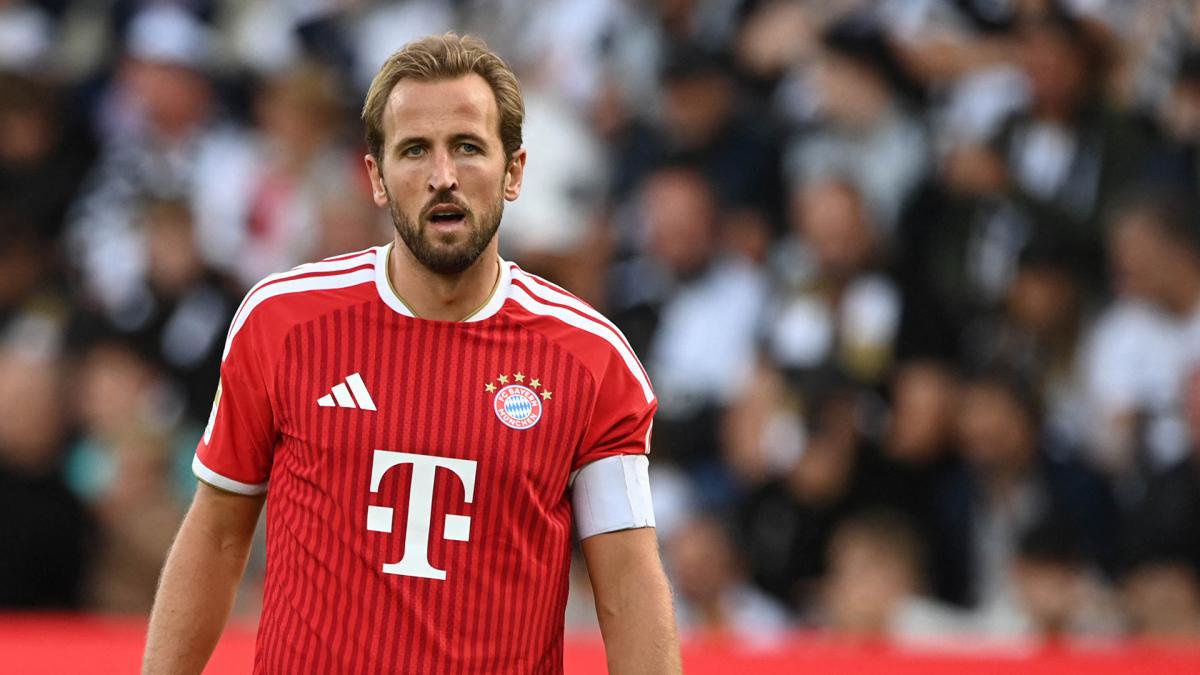 Harry Kane im Einsatz für Bayern