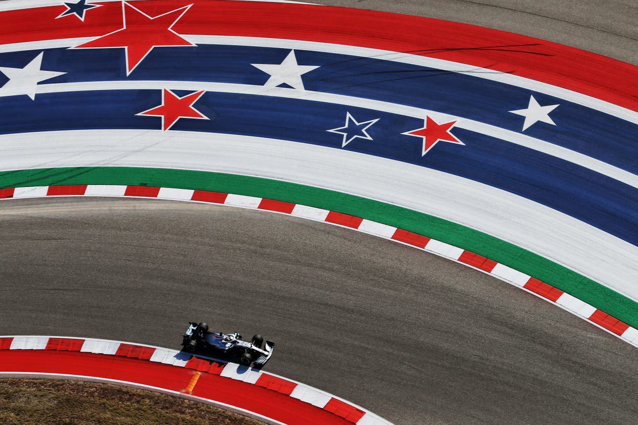 Max Verstappen labelled the bumps at Circuit of the Americas as “unacceptable” (PA Wire)