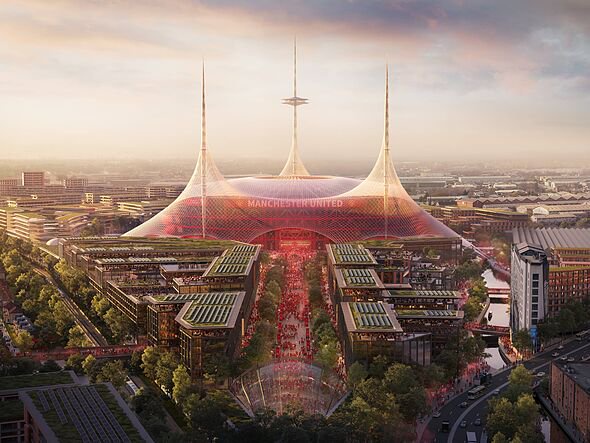 Plans for the regeneration of Old Trafford have been labelled a 'circus' by fans