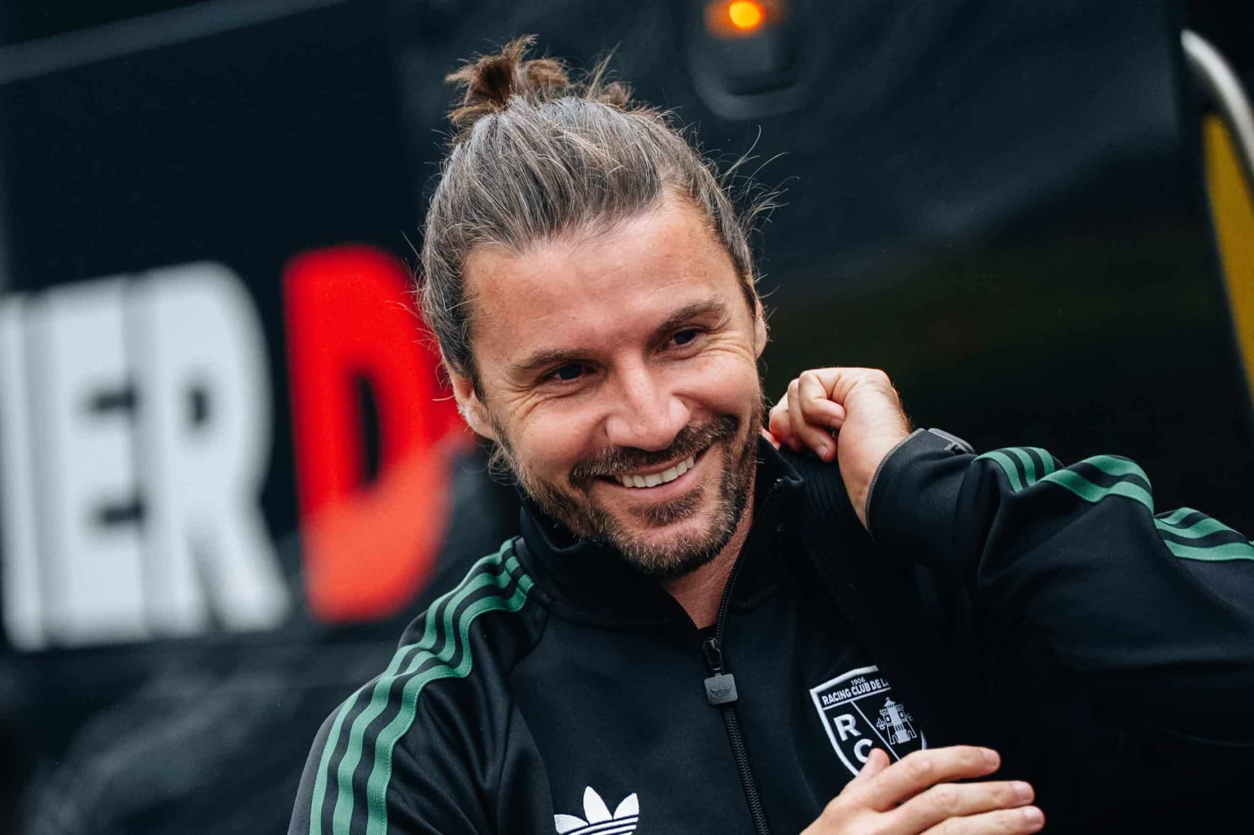 Yannick Cahuzac, entraîneur du RC Lens.