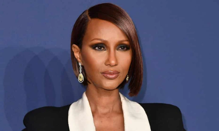 Iman says her first experience of racism was pay gap when she moved to US |  Fashion | The Guardian