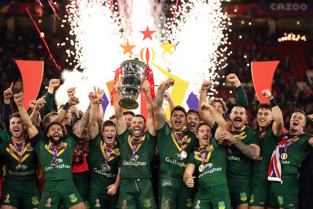 Australia are the holders of the men's and women's Rugby League World Cups