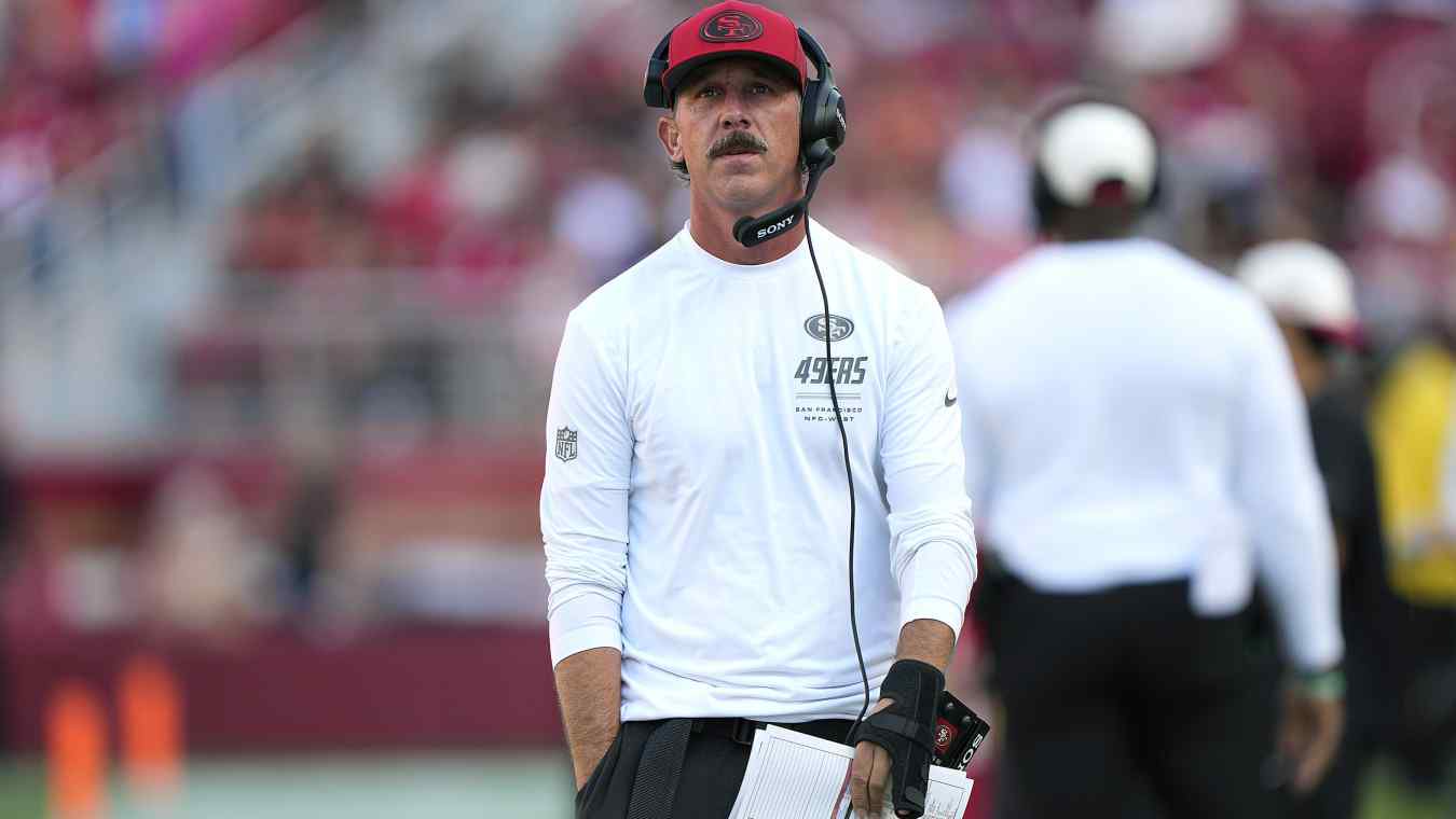 San Francisco 49ers head coach Kyle Shanahan