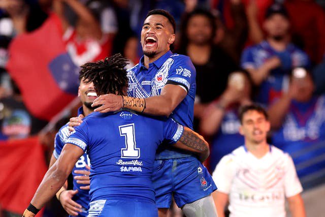 Samoa dominated a concerningly one-sided game with France