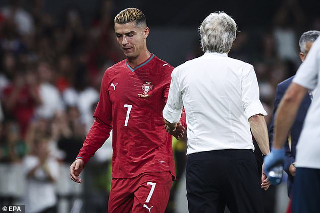 Ronaldo accused Portugal boss Jorge Jesus of backtracking on what he had promised