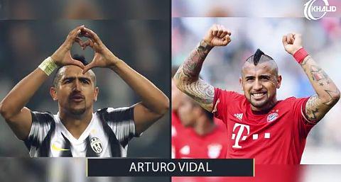 Vidal before and after getting a tattoo 